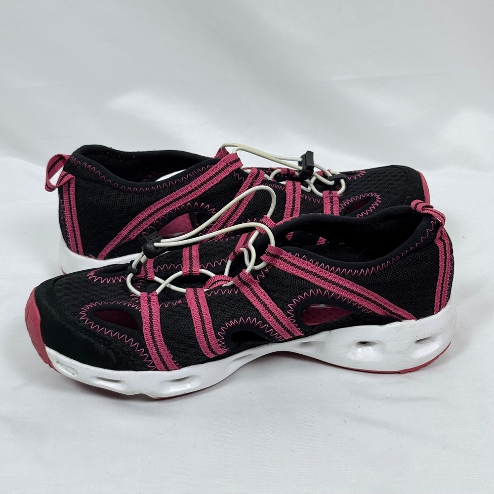 Speedo Womens Water Shoes Size 8 Black Pink Swim Hiking Quick Lace - Picture 4 of 11